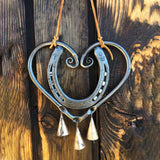 Windspel – LuckLove – gerecyclede hoefijzers – handgemaakte hanger