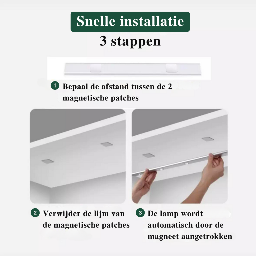SmartShine - Draadloze LED-lamp met bewegingssensor