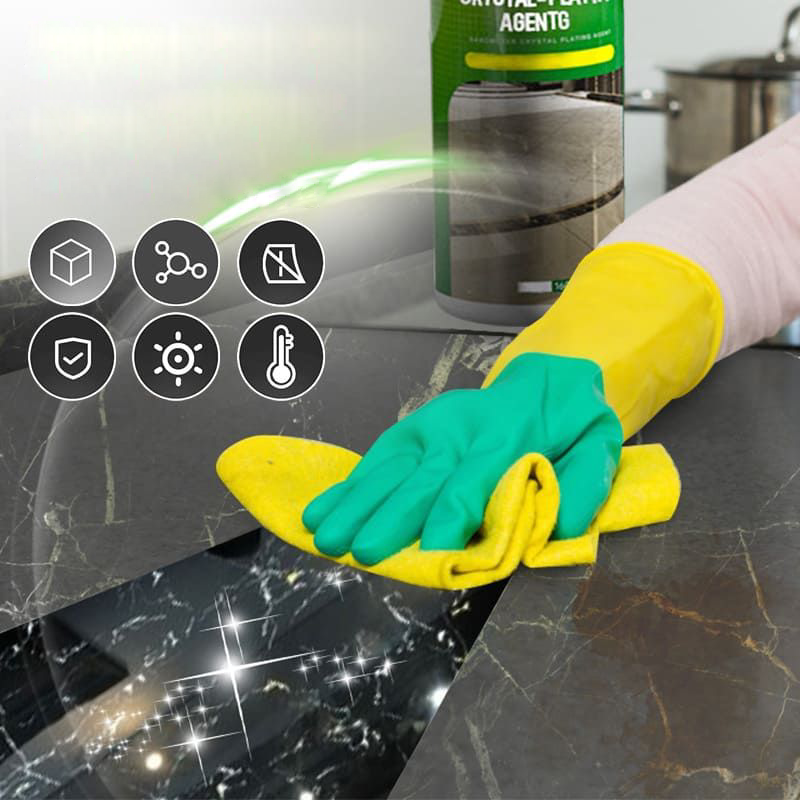 NanoShine Steen Coating – Directe Hoogglans Afwerking voor Marmer, Graniet & Meer