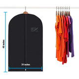 Sandsberg 5 Premium Kledinghoezen - Met doorzichtig venster, waterafstotend - 40"/54" inch