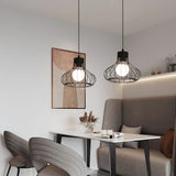 Moderne Industriële Metalen Hanglamp – Verstelbaar Vintage Zwart Ontwerp
