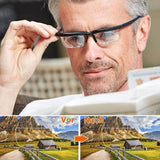 Fokus verstelbare bril Leesbril Unisex