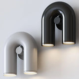 Moderne LED Wandlamp in Boogvorm