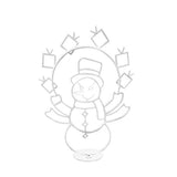 SnowGlow - Speelse geanimeerde sneeuwbal-lamp