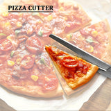 Multifunctionele RVS Pizza Schaar met Comfort Grip – Gemakkelijk Snijden van Pizza en Meer