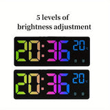 RGB Digitale Wekker – Stemgestuurd, Dubbel Alarm en Temperatuurweergave