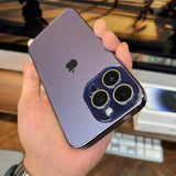 Gegalvaniseerde Matte Acryl Gehard Glas iPhone Beschermhoes
