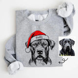 SantaPaws | Een gedepersonaliseerde kersttrui met jouw huisdier erop