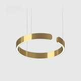 LumaHalo - Moderne LED Hanglamp - Cirkelontwerp in Zwart/Wit/Goud