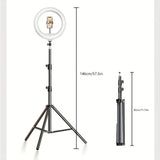 LED Ringlamp met Statief en Telefoonhouder - Voor Perfecte Selfies en Video-opnames