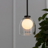 Moderne Glazen Hanglamp – Rookglas of Helder Glas voor Elegante Sfeer