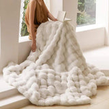 PlushHaven Nep Bont Gewichtsdeken