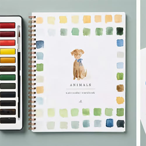 AquaBliss – Beginnersboek voor Aquarelschilderkunst
