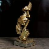 SerenitySculpt - Indrukwekkend abstract standbeeld voor rustige reflectie