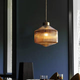 Modernisme Drum Hanglamp – Elegante Glazen Hanglamp