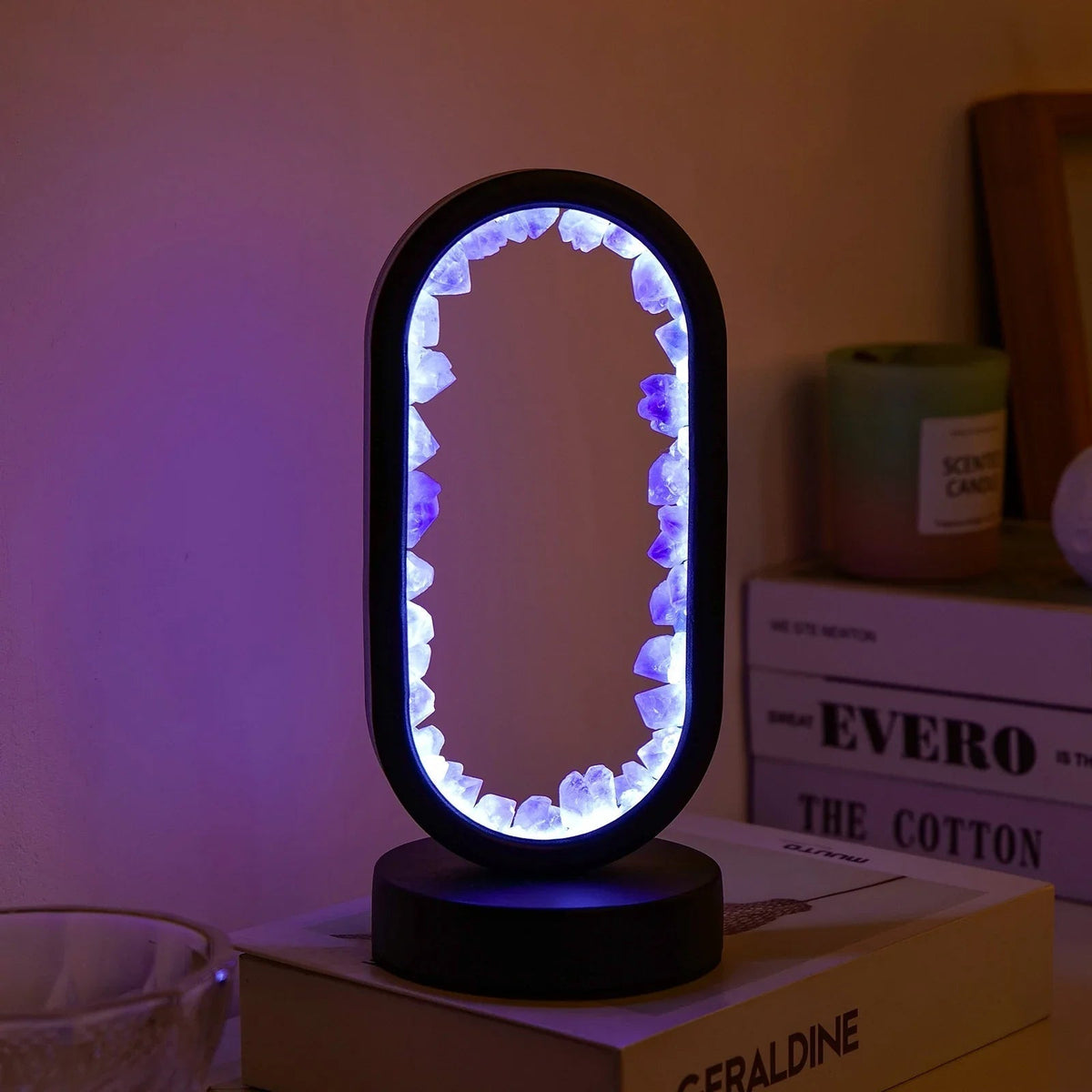 Handgemaakte Amethistlamp - Serenith