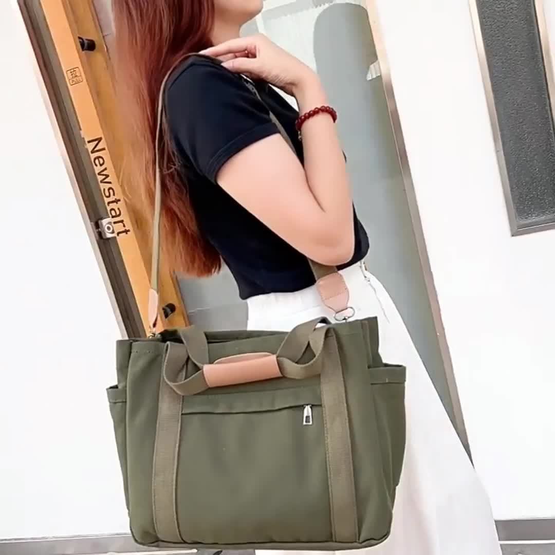 ComfortCarry Dames Tote Tas – Lichtgewicht met Afneembare Band en Veel Opbergruimte