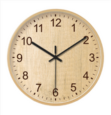 Houten Klok – Natuurlijke Charme voor uw Huis – 30 cm, stil en stijlvol