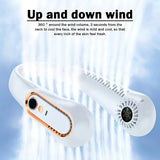 Oplaadbare USB Nekventilator voor Krachtige, Stille Koeling – Perfect voor Buiten- en Binnengebruik
