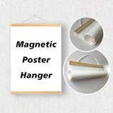 Magnetische Houten Posterophanger – Eenvoudige en Stijlvolle Wanddecoratie