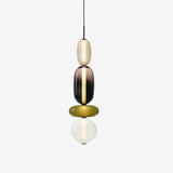 Moderne Hanglamp met Gekleurd Glas