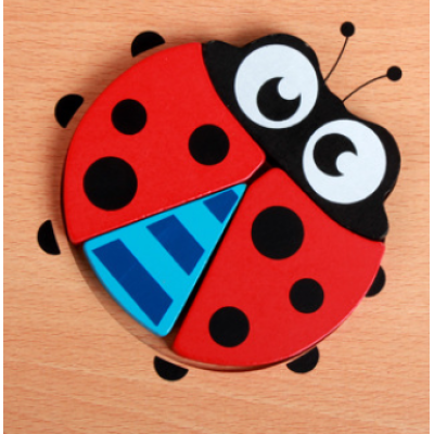 Houten leerpuzzel voor peuters – OntdekSet Montessori (1+1 GRATIS)