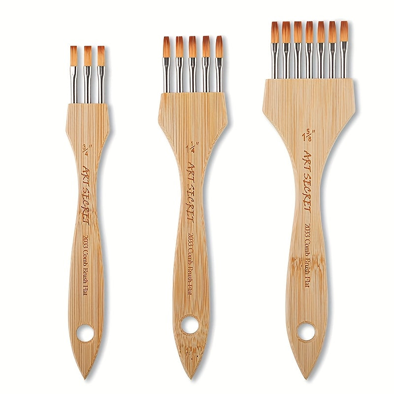ArtSecret Multitandige Kammen Set – Creatief en Veelzijdig voor Schilderkunst