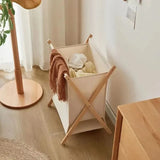 WoodFold - Opvouwbare Wasmand van