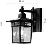 Moderne Buiten Wandlamp - Zwart Design