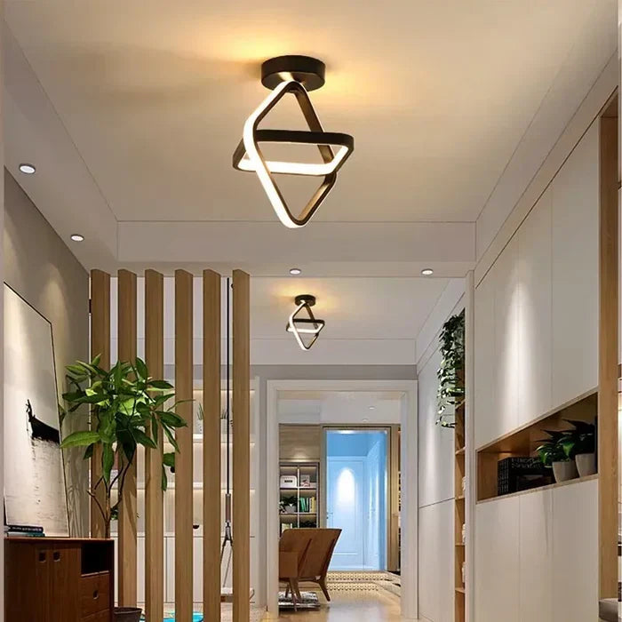 Moderne LED-Plafondlamp met Dubbelring-Design – Twilight Rings
