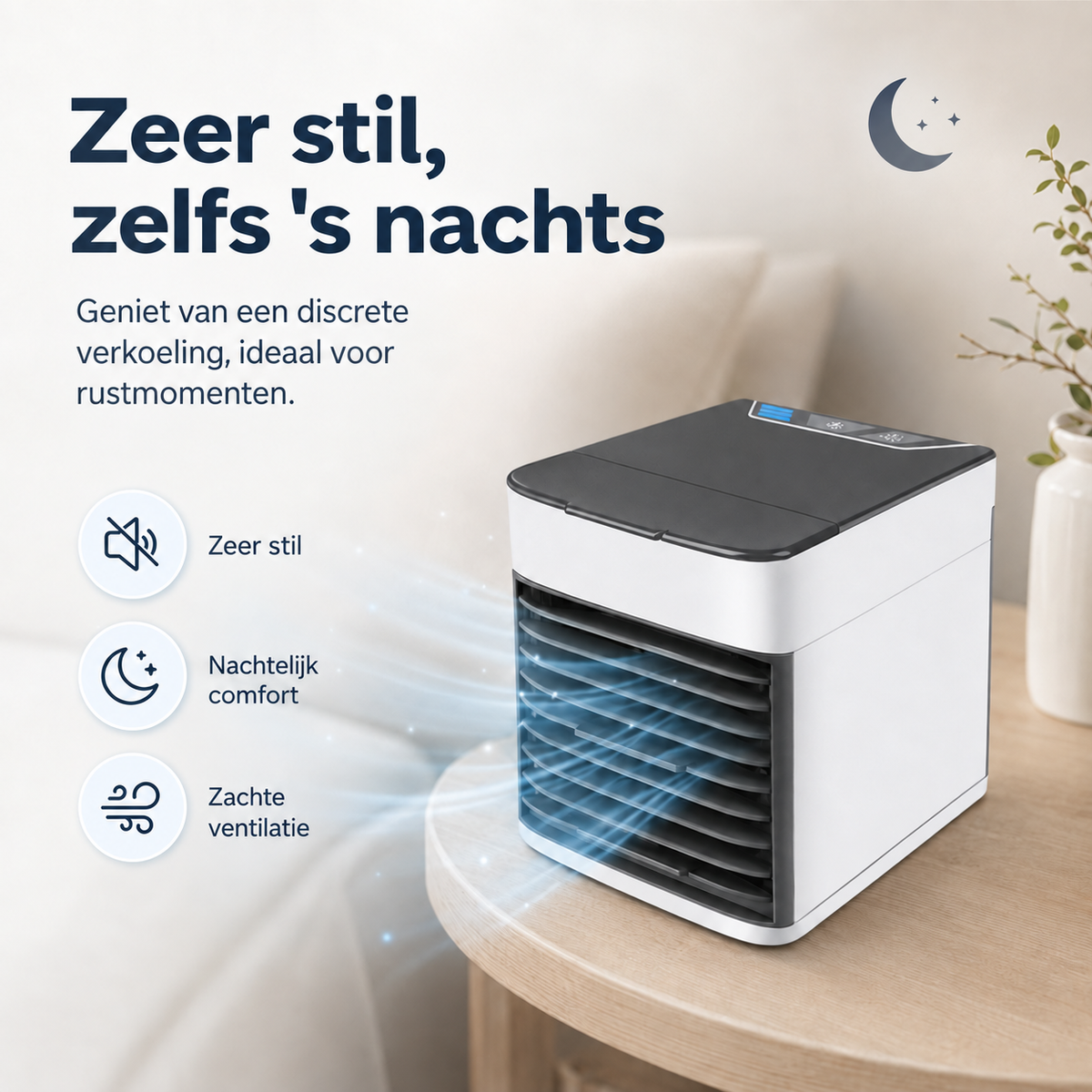 Draagbare verdampingsluchtkoeler – Stil en compact
