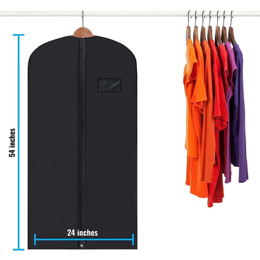 Sandsberg 5 Premium Kledinghoezen - Met doorzichtig venster, waterafstotend - 40"/54" inch