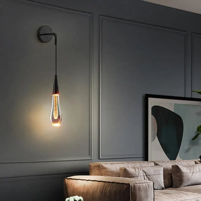 Wandlamp in Druppelvorm met Warme Glans - Solena