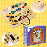 SparkQuest - Montessori Displaybord Voor Peuters Met 27 LED-Lichten