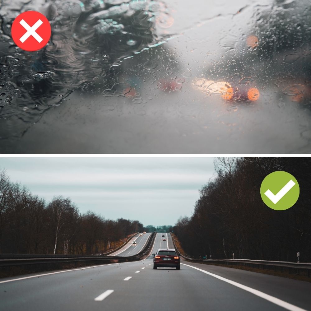 Waterafstotende Autovoorruitcoating - Rainexel