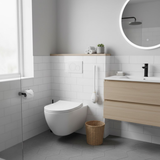 PureBrush | Elegante WC-borstel met antibacterieel siliconen hoofd
