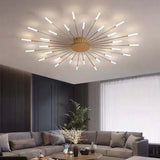 Moderne LED plafondlamp - minimalistisch ontwerp in zonnestraalstijl