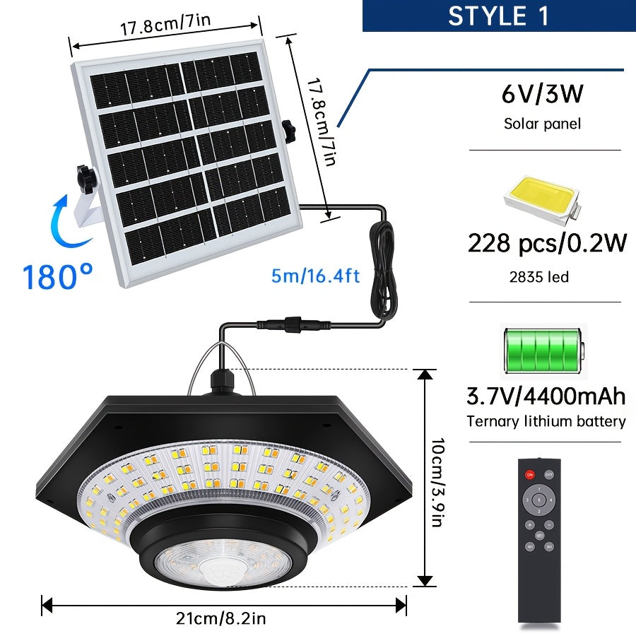 Slimme Zonnehanger LED Lamp – Helder, Veilig en Energiezuinig