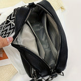 Modieuze Crossbody Tas voor Dames – Casual Schoudertas met Geometrisch Ontwerp