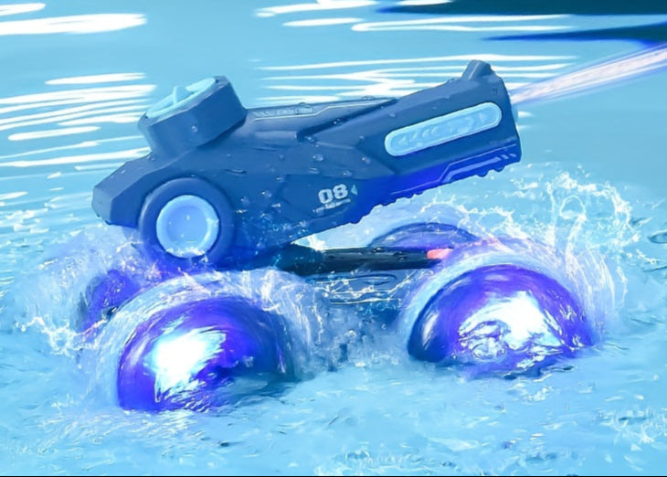 SplashRider Amfibische RC Waterkanon Truck – Spetterend Speelplezier