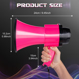 Krachtige Megaphone met Sirene - Bereik tot 731 meter, Verstelbaar Volume