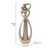 ArtisKiss - Romantische hars sculptuur voor elegante woninginrichting