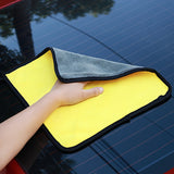 Dubbelzijdige Koraalvlies Autowashhanddoek – Zacht en Absorberend voor Glans