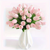 Set van 15 Realistische Kunst Tulpen – Perfect voor Bruiloften, Feesten en Woningdecoratie