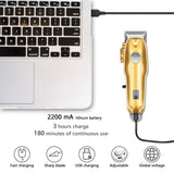 3-in-1 Professionele Haartrimmer Set - Draadloze Trimmer, T-Blade Outliner en Foil Scheerapparaat voor Mannen