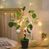 Kersttak LED Nachtlamp – Warm Wit USB-aangedreven Decoratieve Lamp