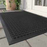CleanStep – Stijlvolle deurmat met rasterpatroon voor een nette entree