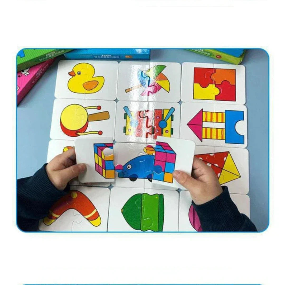 Kaarten-Memory-spel voor kinderen – Speels geheugen en concentratie bevorderen (1+1 Gratis)