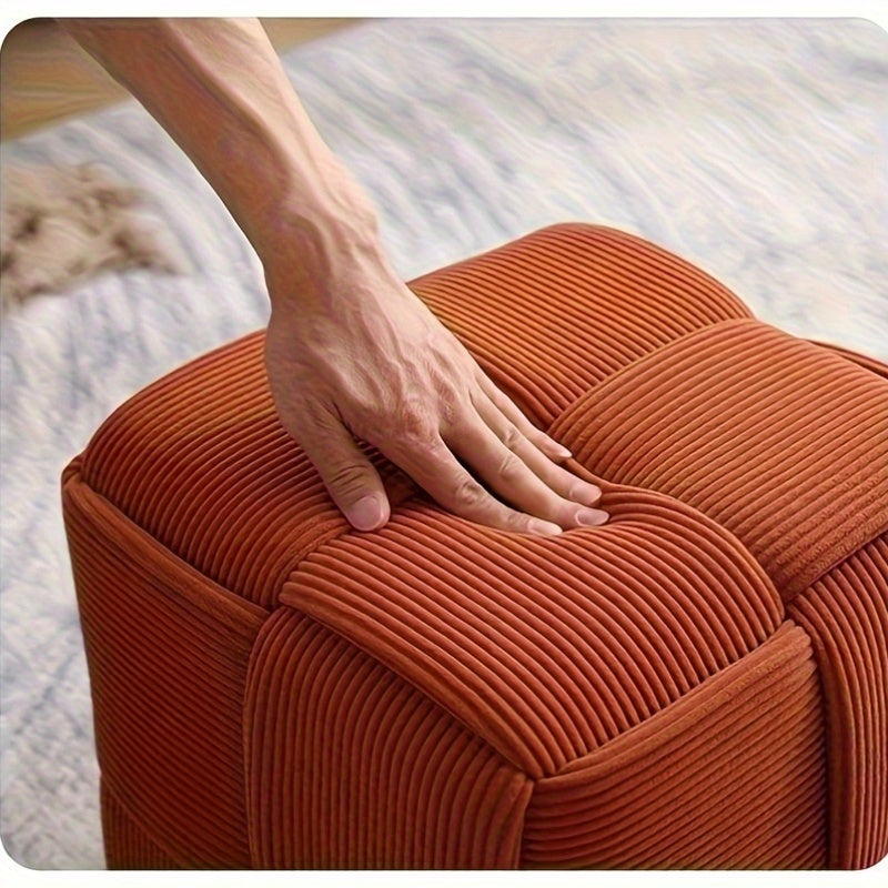 CordyCube Ottoman – Chic Ontwerp en Comfort in Één