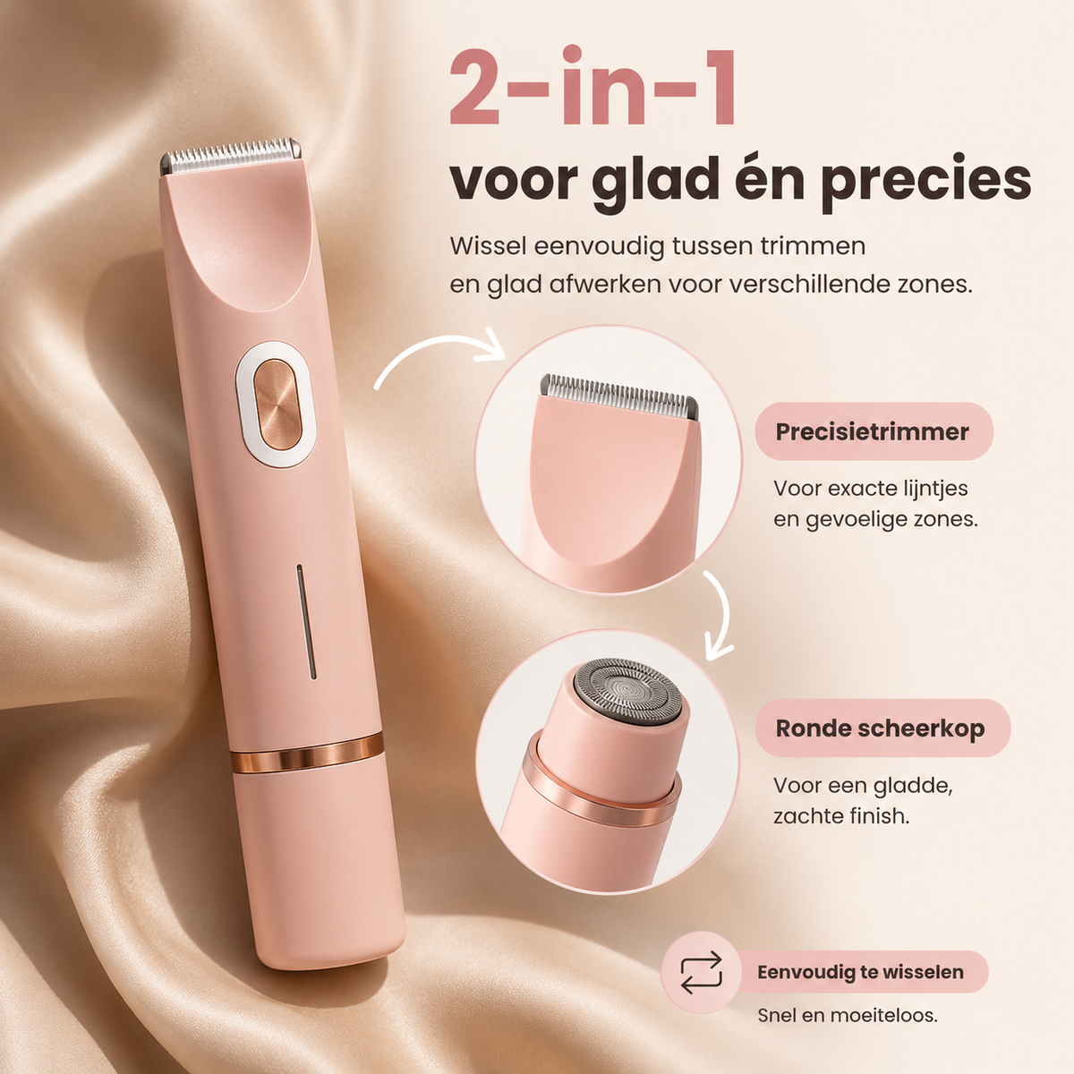 Intimrasierer Vrouwen | Elektrisch Scheerapparaat voor Dames | IntimLisse